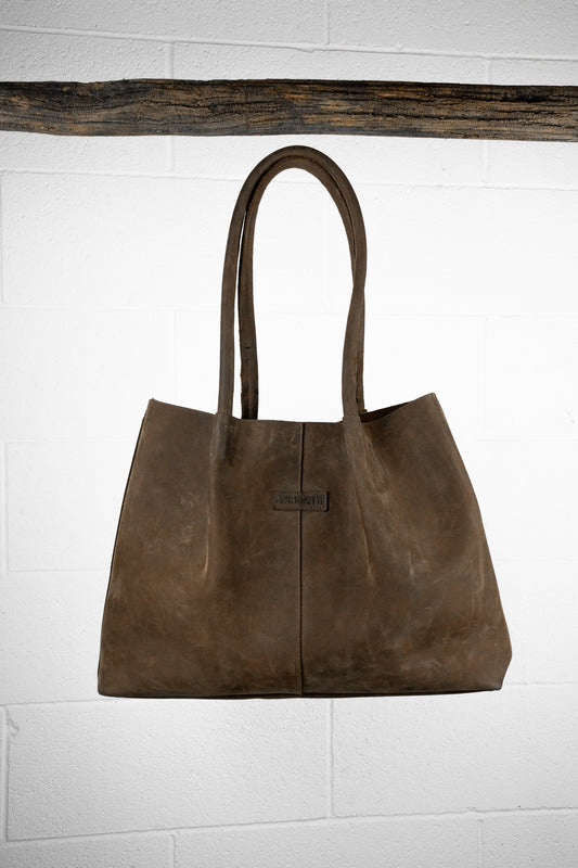 POLLY - La borsa in cuoio con pochette